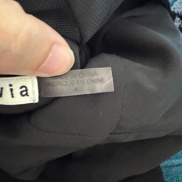 Alice + Olivia Women's Size 4 Black 'Yve' Cutout Sleeveless Sheath Dress - Picture 7 of 14